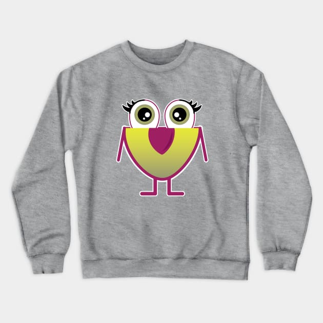 Funny Plum Crewneck Sweatshirt by tjasarome